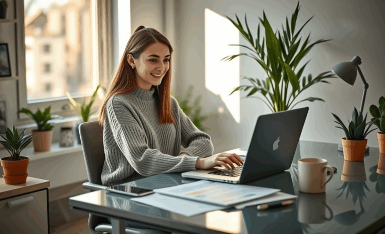 A person applying for an online loan using a laptop.