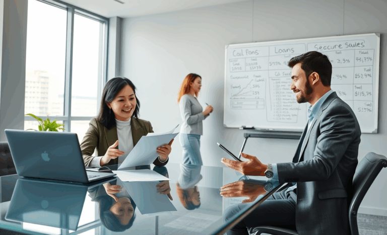 A person exploring online loan options for fast and secure funding.