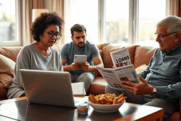 A person calculating expenses while considering an emergency loan for urgent financial needs.