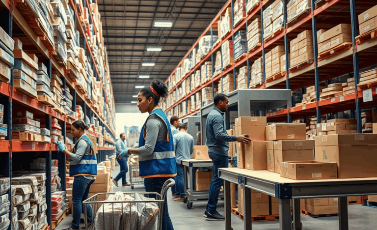 Picker and packer jobs available with competitive pay.