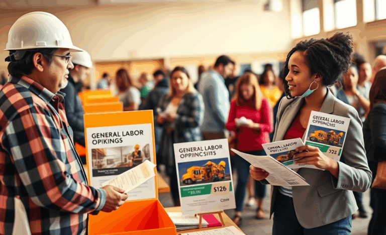 Featured image for general labor job openings with competitive wages.