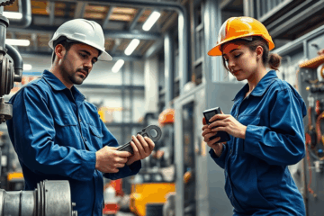 Maintenance Technician working on equipment