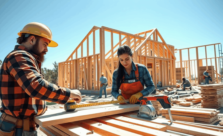 Featured image showcasing construction and framing work, representing job opportunities for framers.