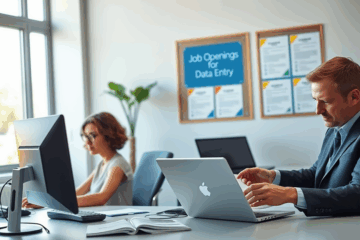 Job opportunities for data entry positions offering competitive pay.