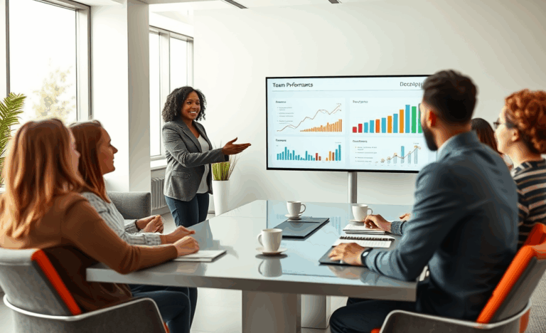 A team leader overseeing operations in a dynamic workplace.