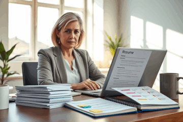 A well-organized resume highlighting professional history for recruiters.