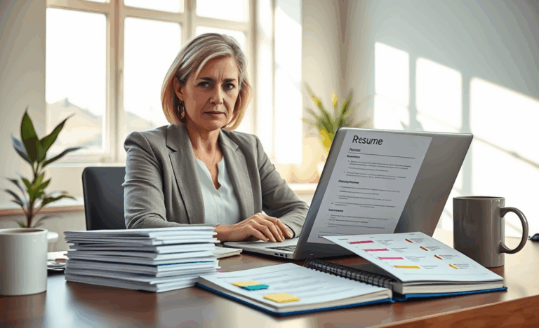 A well-organized resume highlighting professional history for recruiters.