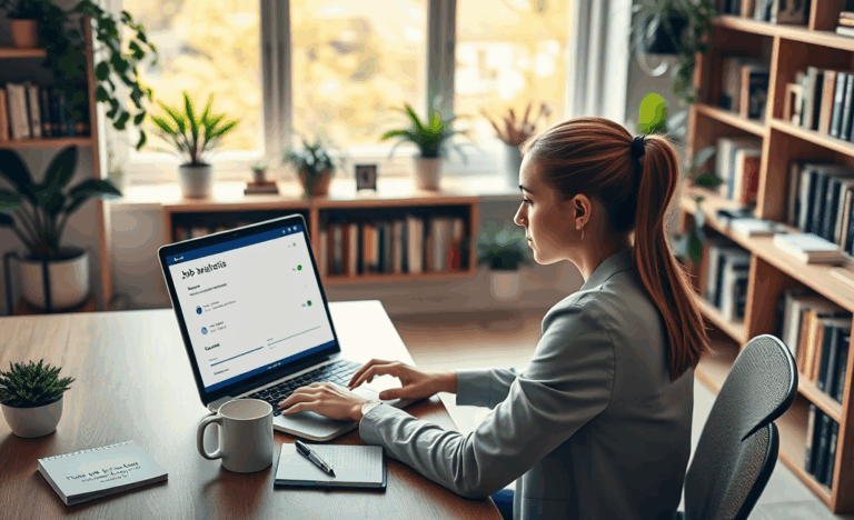 An infographic illustrating how to use alerts and filters to find relevant job openings.