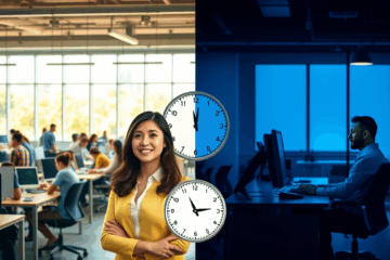 A person contemplating day shift, night shift, or mixed schedule options.