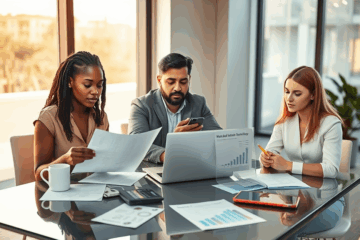 Illustration showing comparison of salary, bonuses, and benefits in job offers.