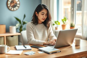 An image depicting financial assistance for bills and unforeseen expenses through online requests.