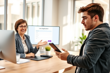 An individual exploring easy loan options for urgent cash needs.