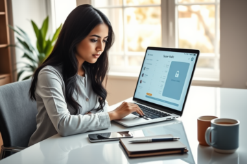 Illustration of secure digital credit access using wallets.