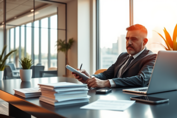 A digital signature on a tablet showcasing instant payment capabilities.