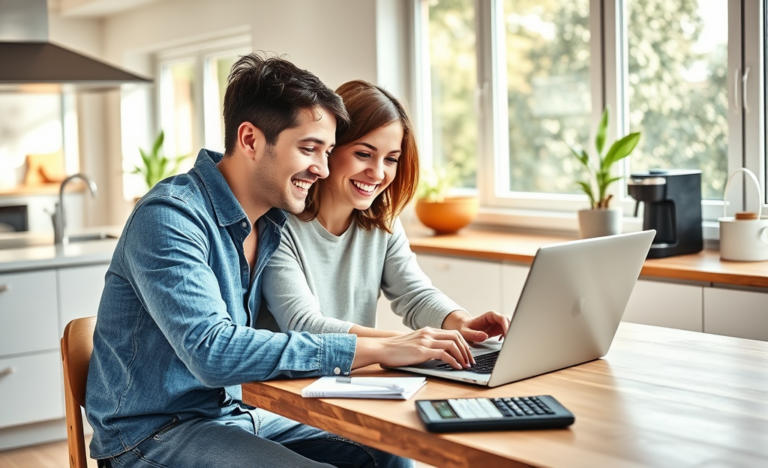 Illustration of a simple loan process with quick approvals.