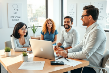 A person reviewing personal credit options with low requirements.
