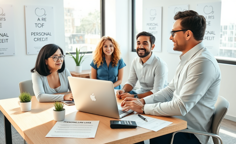 A person reviewing personal credit options with low requirements.