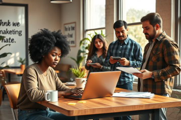 A graphic illustrating financial options available to freelancers and self-employed individuals.