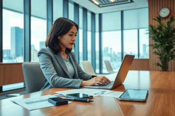 A person checking their bank account after receiving an instant deposit.