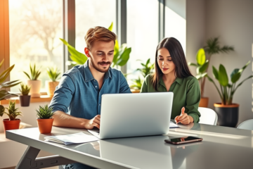 A spring background representing personal finance solutions from Spring Financial, highlighting digital loan applications.