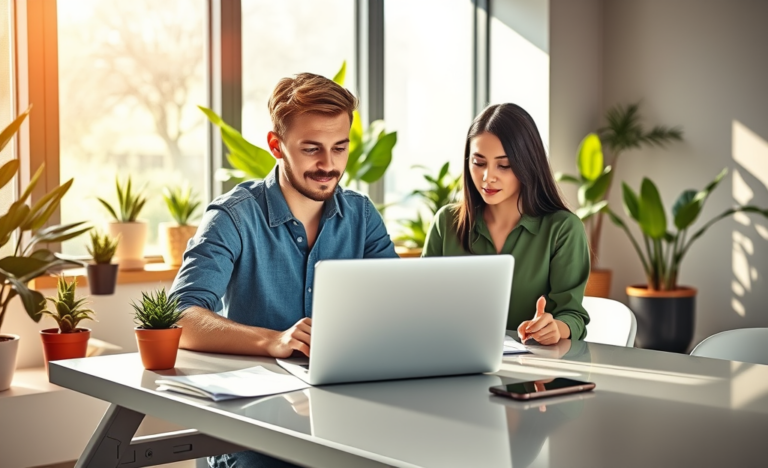 A spring background representing personal finance solutions from Spring Financial, highlighting digital loan applications.
